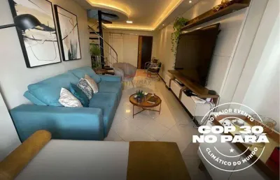 Cobertura com 3 quartos sendo 2 suítes para hospedagem cop-30