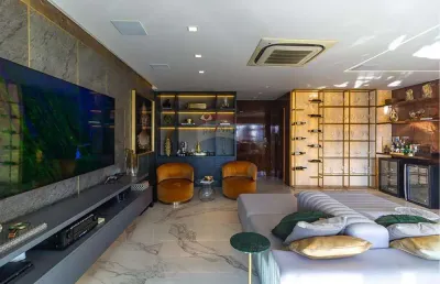 Aluguel cop30 - apartamento alto padrão mobiliado com 3 suítes com café da manhã