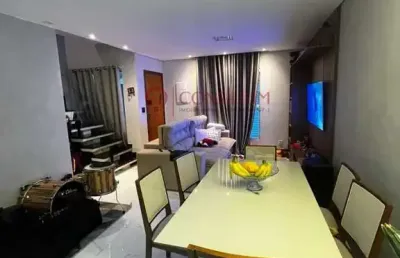 Casa em condomínio para venda em mogi das cruzes, jundiapeba, 2 dormitórios, 2 suítes, 3 banheiros, 1 vaga