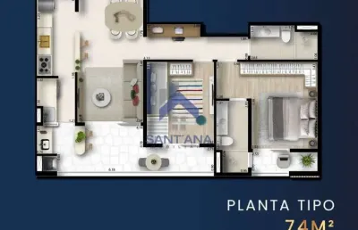 Apartamento com 2 quartos à venda na rua benedito freire pinto, --, bosque flamboyant, taubaté