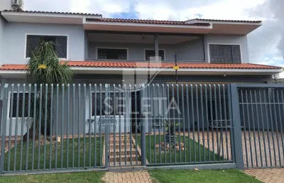 Sobrado semi-mobiliado para locação, canadá, cascavel - pr