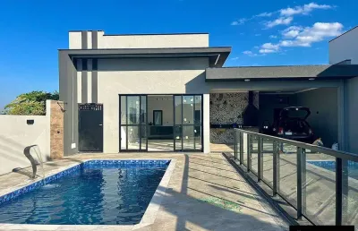 Casa nova à venda c/3 dormitórios em atibaia/sp - lindissíma!