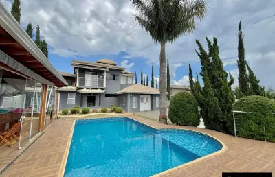 Casa estilo chácara à venda em atibaia/sp - condomínio fechado lindíssima!