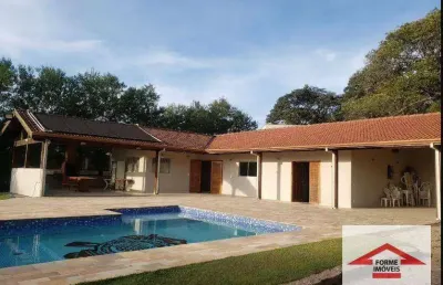 Chácara com 4 suítes para alugar, 5800 m² por r$ 12.000/mês - jardim itália - jundiaí/sp