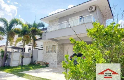 Casa com 3 suítes à venda, 426 m² condomínio bosque dos jatobás  por r$ 2.800.000 - engordadouro - jundiaí/sp.