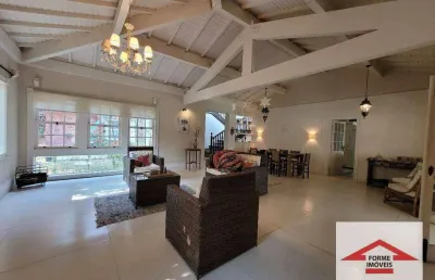 Casa com 5 quartos, sendo 3 suítes - 511 m² - venda por r$ 4.200.000 ou aluguel por r$ 17.900,00 - cond teresa cristina - jundiaí/sp.