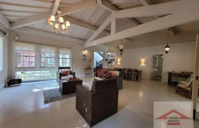Casa com 5 quartos, sendo 3 suítes - 511 m² - venda por r$ 4.200.000 ou aluguel por r$ 17.900,00 - cond teresa cristina - jundiaí/sp.