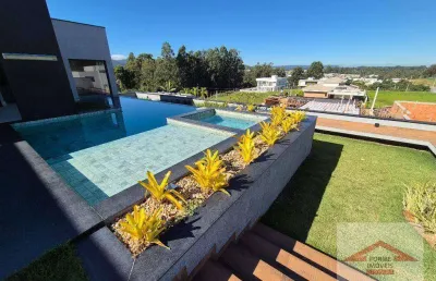 Casa térrea com 4 suítes à venda, 480 m² por r$ 3.900.000 - terras da alvorada - medeiros - jundiaí/sp