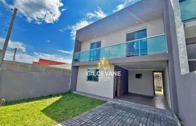 Sobrado com 3 dormitórios, 117 m² - venda por r$ 550.000 ou aluguel por r$ 3.000/mês - jardim belo rincão - colombo/pr