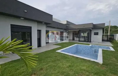 Casa á venda térrea com 3 suítes, e piscina no swisspark em campinas-sp