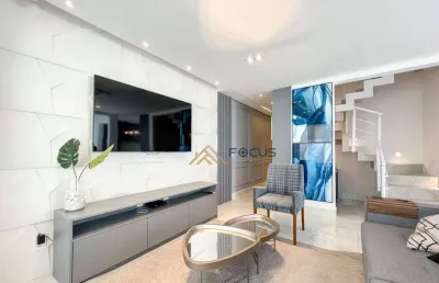 Apartamento (cobertura triplex) com 4 dormitórios para alugar, 238 m² por r$ 13.860/mês - anhangabaú - jundiaí/sp