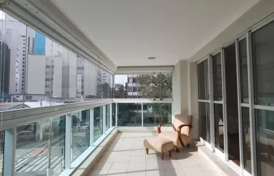 Lindo apartamento para locação com 155m² e 3 vagas com lazer no paraíso!!