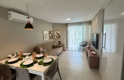 Apartamento 02 quartos no villagem porto  smeralda à  venda, 63m2, guarajuba – camaçari/ba.