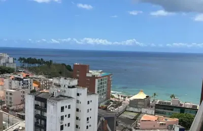 Barra, apartamento para venda, 01 quarto, 38m2,                          			porteira fechada, salvador/ba.