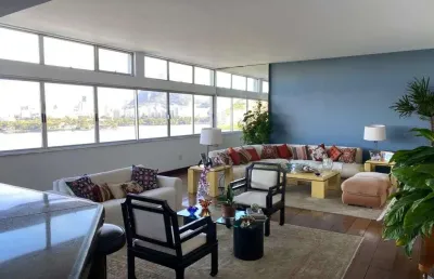 Apartamento com 4 quartos à venda na avenida epitácio pessoa, lagoa, rio de janeiro, 199 m2 por r$ 2.980.000