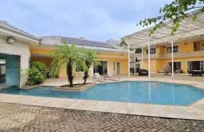 Casa em condomínio fechado com 5 quartos à venda na rua fala amendoeira, barra da tijuca, rio de janeiro, 1113 m2 por r$ 7.400.000