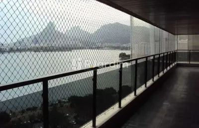 Apartamento com 4 quartos para alugar na avenida epitácio pessoa, lagoa, rio de janeiro, 319 m2 por r$ 35.000