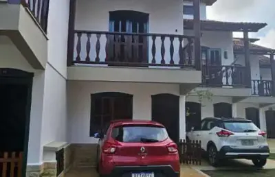 Casa em condomínio fechado com 3 quartos à venda na rua moinho, peró, cabo frio, 133 m2 por r$ 450.000