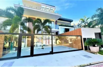 Casa em condomínio fechado com 5 quartos à venda na estrada vereador alceu de carvalho, recreio dos bandeirantes, rio de janeiro, 500 m2 por r$ 4.950.000