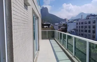 Cobertura com 2 quartos para alugar na rua general venâncio flores, leblon, rio de janeiro, 98 m2 por r$ 14.000