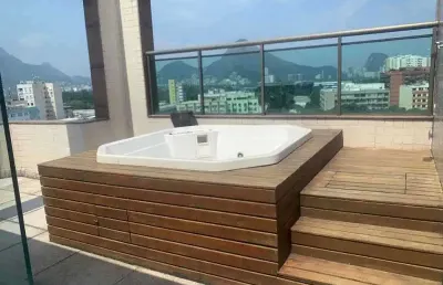 Cobertura com 3 quartos para alugar na avenida visconde de albuquerque, leblon, rio de janeiro, 166 m2 por r$ 40.000