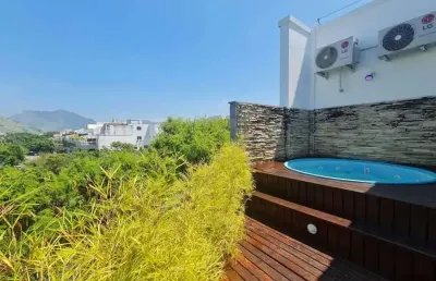 Cobertura com 3 quartos à venda na rua luiz paulistano, recreio dos bandeirantes, rio de janeiro, 191 m2 por r$ 1.095.000