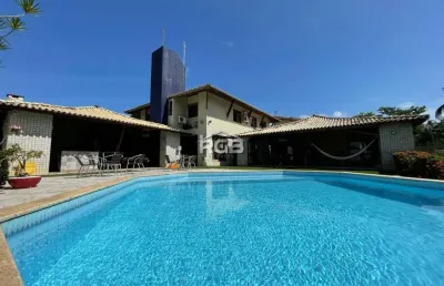 Casa 5/4 (3 suítes) piscina e campo privativo em vilas do atlântico r$ 1.550.000,00