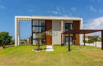 Casa 4 suítes porteira fechada alto padrão em sauípe r$ 2.200.000,00