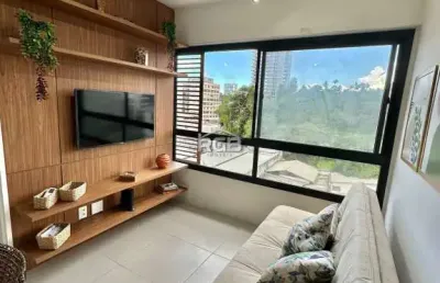 Apartamento de 1/4 e sala andar alto na barra r$ 545.000,00