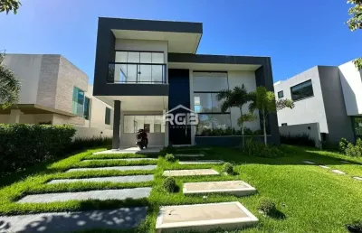 Maravilhosa casa 4 suítes no alphaville litoral norte 1 r$ 2.500.000,00