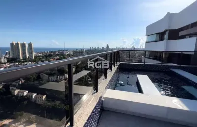 Cobertura 4/4 (2 suítes) vista mar no horto florestal r$ 3.500.000,00