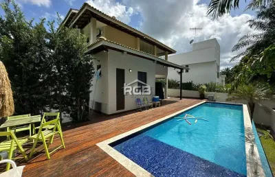 Casa 4 suítes fino acabamento em alphaville litoral norte 1 r$ 1.899.000,00