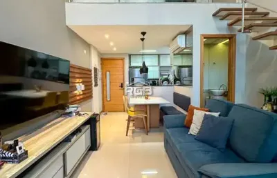 Loft vista mar porteira fechada alto luxo em patamares r$ 850.000,00