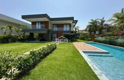 Linda mansão 5 suítes alto luxo no cond. buscaville r$ 6.000.000,00 *venda-aluguel*