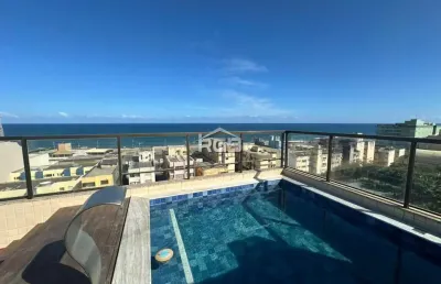 Cobertura 3 suítes vista mar piscina privativa no pituba ville r$ 1.590.000,00