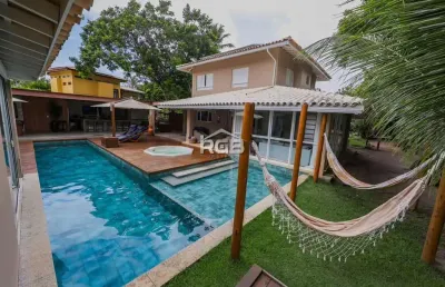 Casa 5 suítes porteira fechada em quintas de sauípe r$ 2.600.000,00