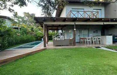Casa 3 suítes porteira fechada no alto da enseada em praia do forte r$ 1.800.000,00