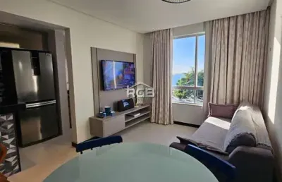 Apartamento 1/4 e sala vista mar porteira fechada no porto da barra r$ 520.000,00