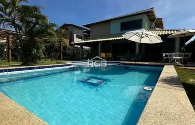 Casa 5 suítes porteira fechada no cond. paraíso do mar guarajuba r$ 3.900.000,00