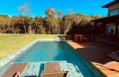 Maravilhosa mansão 4 suítes porteira fechada em praia do forte r$ 2.990.000,00