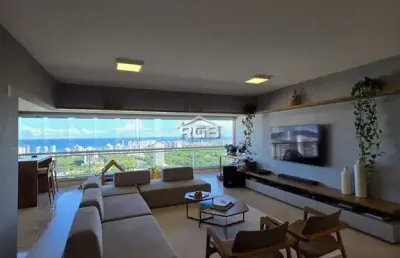 Cobertura ludco greenville 4 suítes vista mar em patamares r$ 3.500.000,00