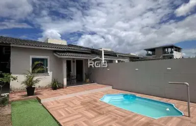 Casa 2/4 com suíte piscina privativa em abrantes r$ 465.000,00