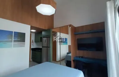 Lindo studio porteira fechada na barra r$ 420.000,00