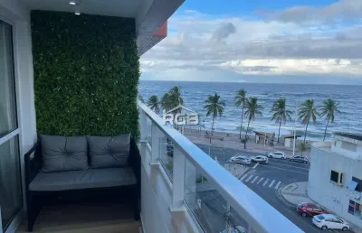 Quarto e sala vista mar mobiliado no smart pituba txs inclusas r$ 3.350,00