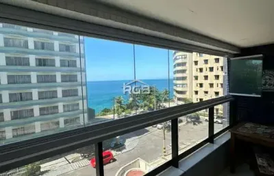 Apartamento 1/4 e sala vista mar mobiliado na ondina r$ 630.000,00