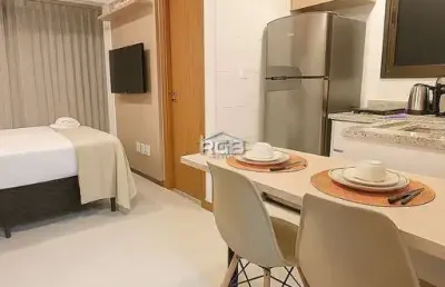 Studio mobiliado no caminho das árvores txs inclusa r$ 2.850,00