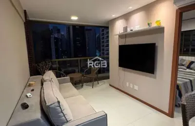 Apartamento 1/4 e sala mobiliado alto luxo na graça r$ 650.000,00