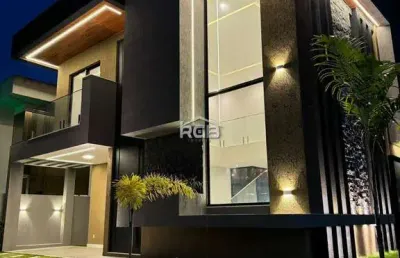 Maravilhosa casa 4 suítes alto padrão em vilas do atlântico r$ 3.100.000,00