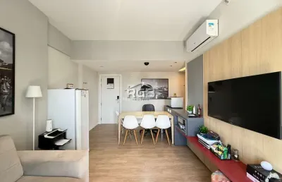 Mondial 1/4 e sala mobiliado no caminho das árvores r$ 420.000,00