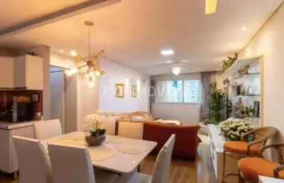 Apartamento à venda em campinas-sp: 4 quartos, 1 suíte, 3 salas, 3 banheiros, 1 vaga de garagem, 130m² - centro.